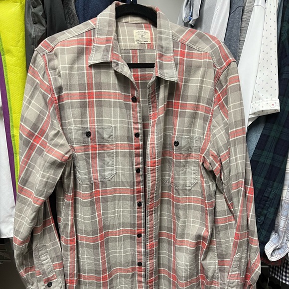 J crew flannel long sleeve